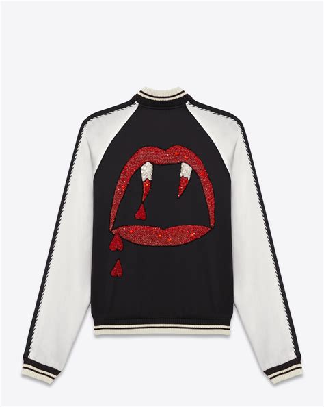 ysl blood luster jacket|Saint Laurent 2017 Blood Luster L17 Jacket .